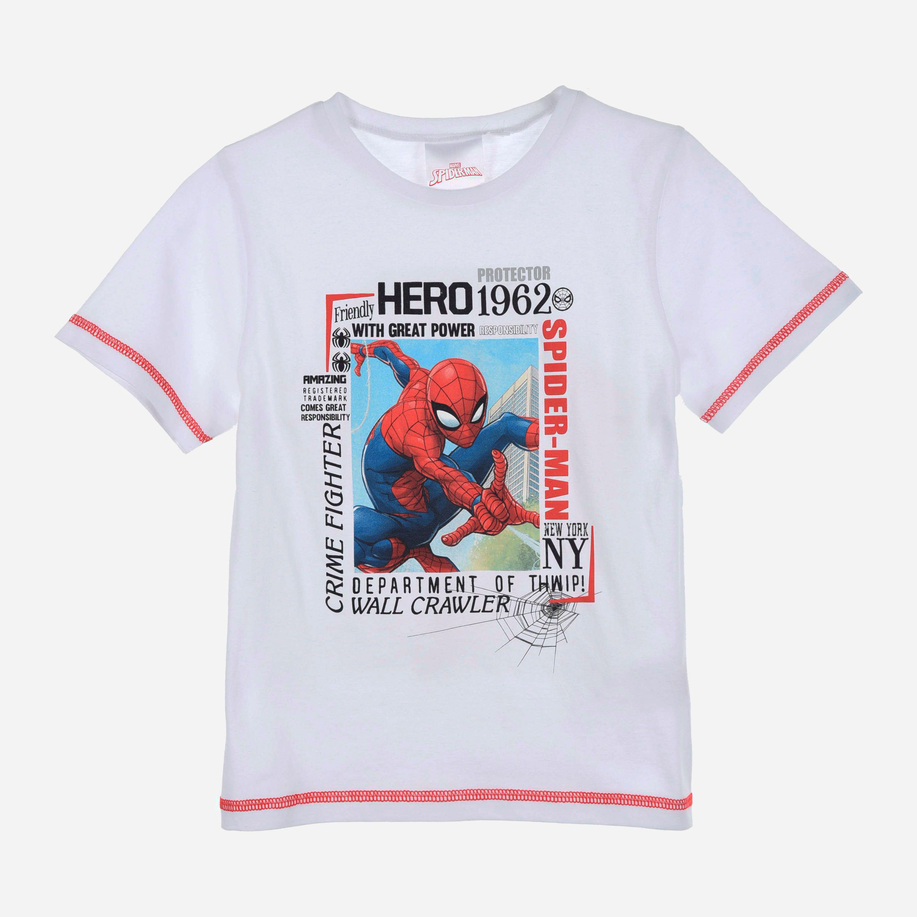 

Футболка Disney Spiderman UE1116 98 см Белая