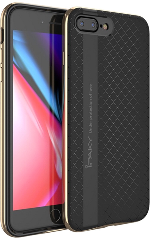 

Панель iPaky Bumblebee Series/PC Frame With TPU Case для Apple iPhone 7/8 Gold