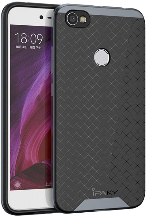 

Панель iPaky Bumblebee Series/PC Frame With TPU Case для Xiaomi Redmi Note 5A Prime Grey