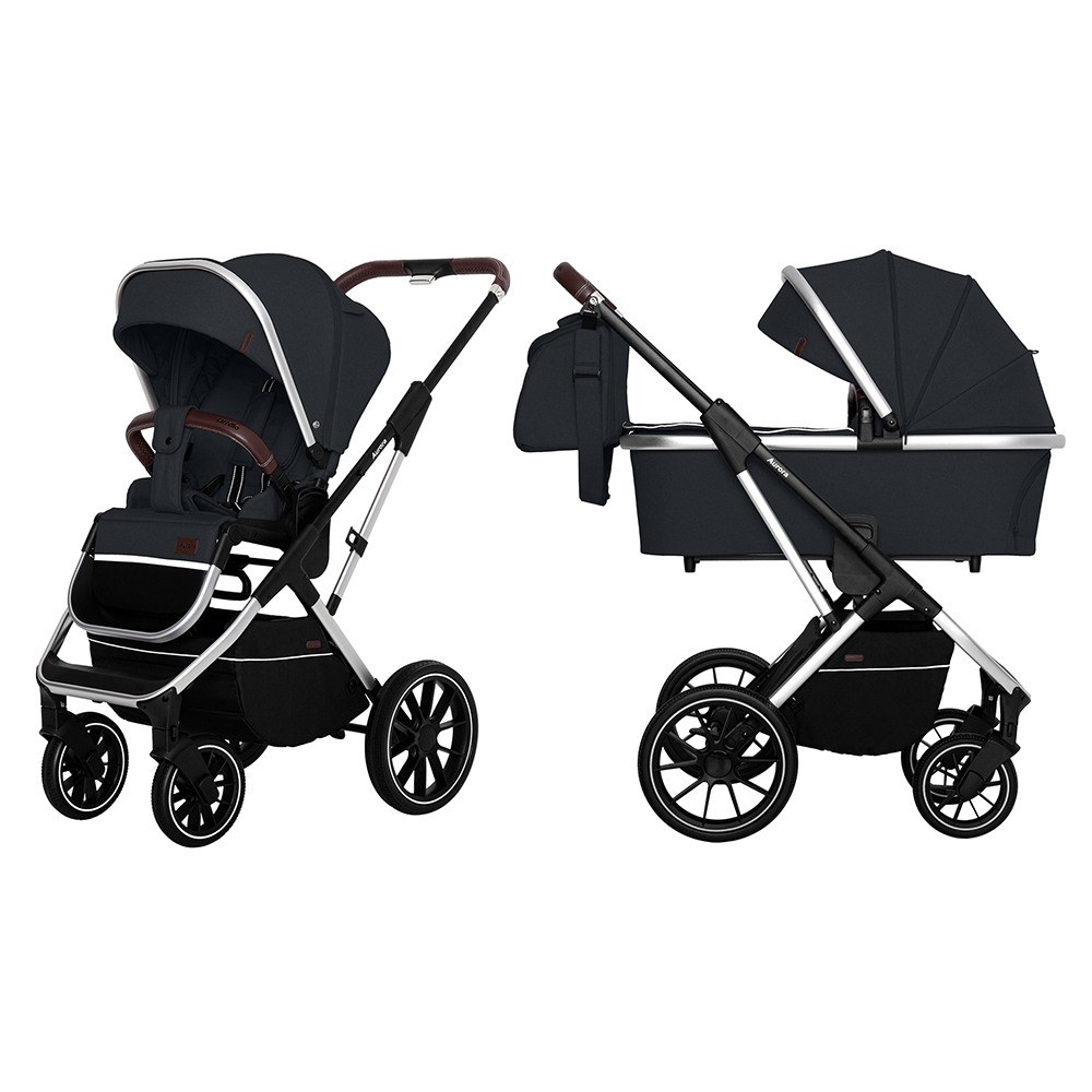

Коляска универсальная CARRELLO Aurora CRL-6505 (2in1) Space Black +дождевик /1/