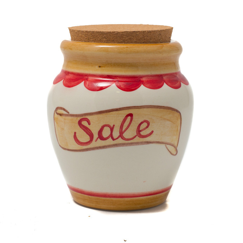 

Ёмкость для сыпучих Италия Ceramiche Bravo Соль 0,5 л (A71-salt)