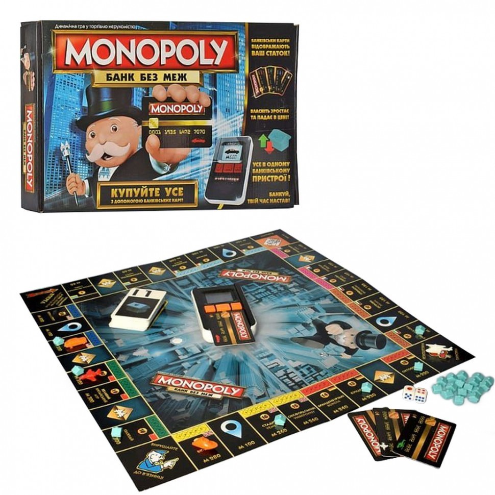 

Монополия Hasbro с терминалом UA
