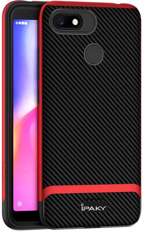 

Панель iPaky Bumblebee Series/PC Frame With TPU Case для Xiaomi Redmi 6A Red