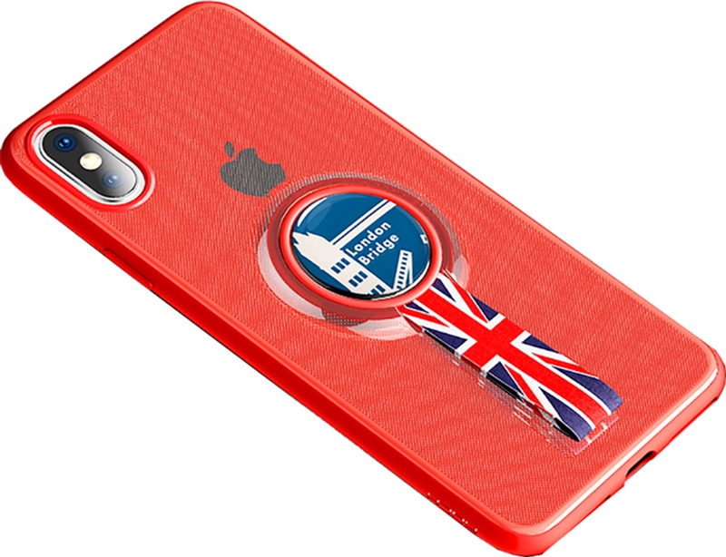 

Панель Rock TPU+PC MOC Protective Case для Apple iPhone X Trans-Red