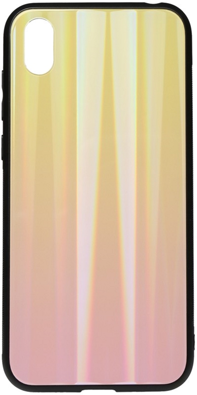

Панель TOTO Aurora Print Glass Case для Huawei Y5 2019 Pink