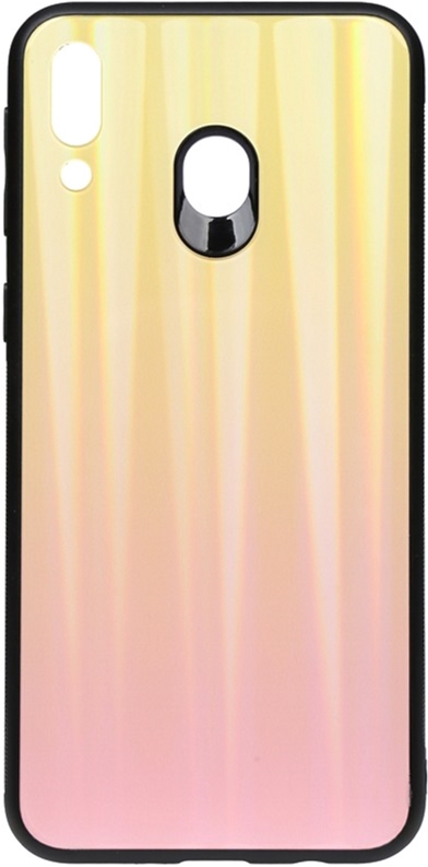 

Панель TOTO Aurora Print Glass Case для Samsung Galaxy M20 Pink