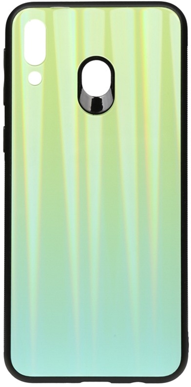 

Панель TOTO Aurora Print Glass Case для Samsung Galaxy M20 Green