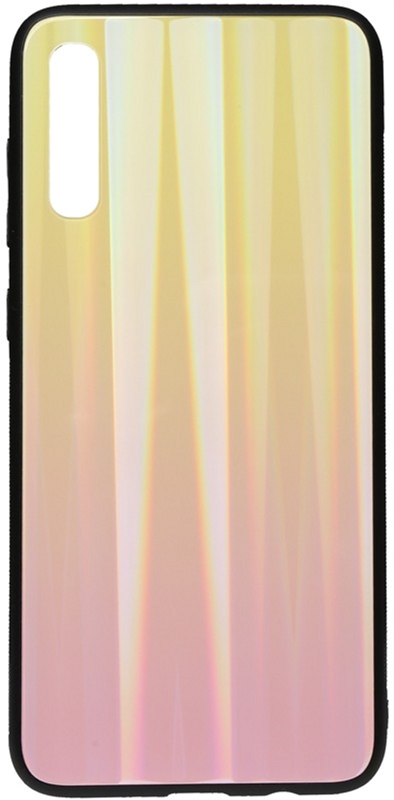 

Панель TOTO Aurora Print Glass Case для Samsung Galaxy A70 Pink