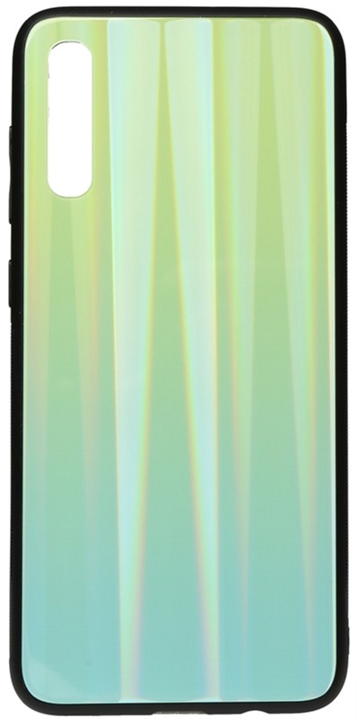 

Панель TOTO Aurora Print Glass Case для Samsung Galaxy A70 Green