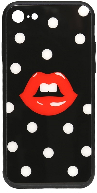 

Панель TOTO Cartoon Print Glass Case для Apple iPhone 7/8 Red Lips