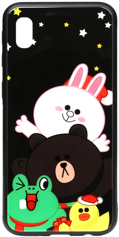 

Панель TOTO Cartoon Print Glass Case для Samsung Galaxy A10 Line friends all about
