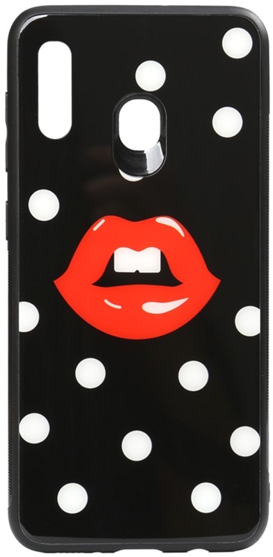 

Панель TOTO Cartoon Print Glass Case для Huawei Y7 2019 Red Lips