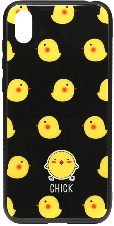

Панель TOTO Cartoon Print Glass Case для Huawei Y5 2019 Chick