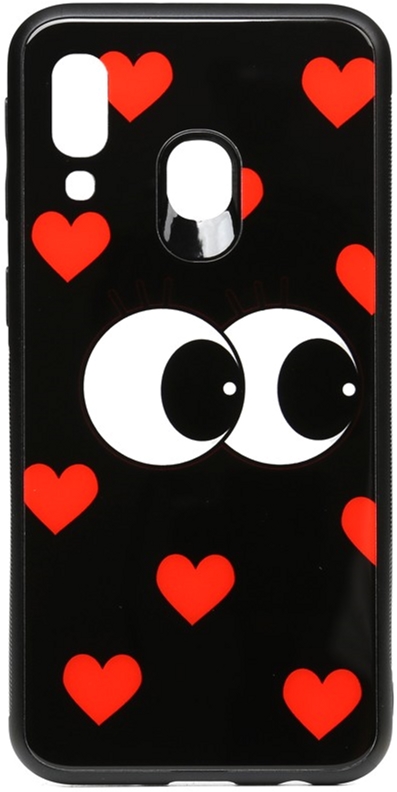 

Панель TOTO Cartoon Print Glass Case для Samsung Galaxy A40 Just Eatit