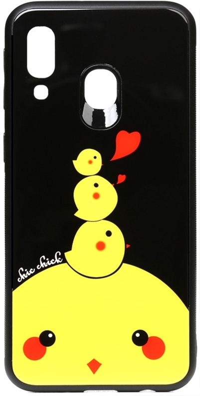 

Панель TOTO Cartoon Print Glass Case для Samsung Galaxy A40 Chicken Chick