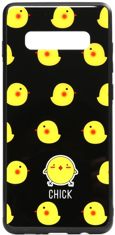 

Панель TOTO Cartoon Print Glass Case для Samsung Galaxy S10 Chick