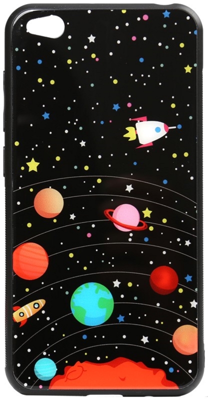 

Панель TOTO Cartoon Print Glass Case для Xiaomi Redmi Go Planets