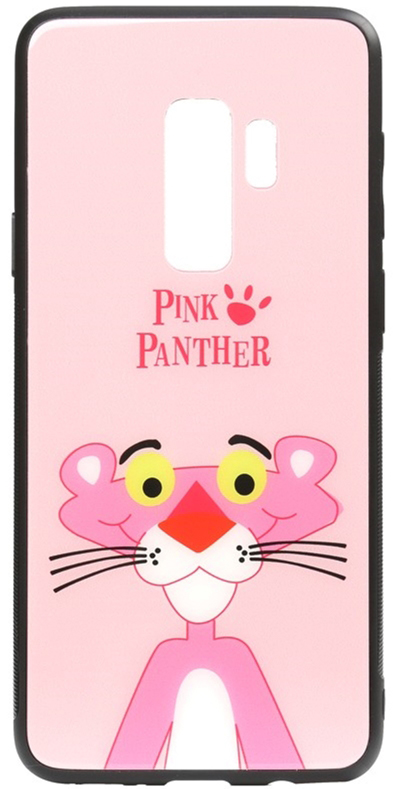 

Панель TOTO Cartoon Print Glass Case для Samsung Galaxy S9+ Pink Panther