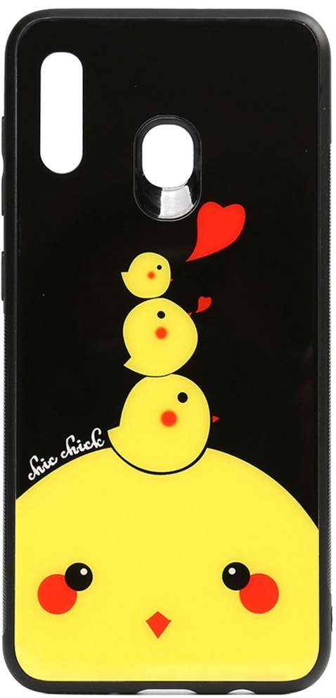 

Панель TOTO Cartoon Print Glass Case для Samsung Galaxy A20/A30 Chicken Chick