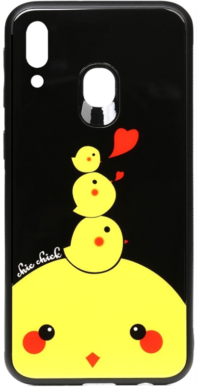 

Панель TOTO Cartoon Print Glass Case для Samsung Galaxy M20 Chicken Chick