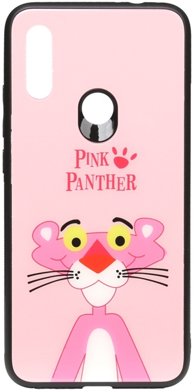 

Панель TOTO Cartoon Print Glass Case для Xiaomi Redmi 7 Pink Panther