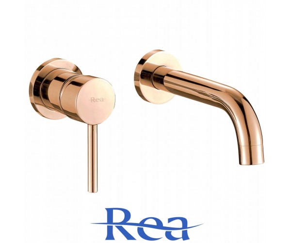 

Смеситель скрытого монтажа Rea LUNGO Золото (REA-B8548)
