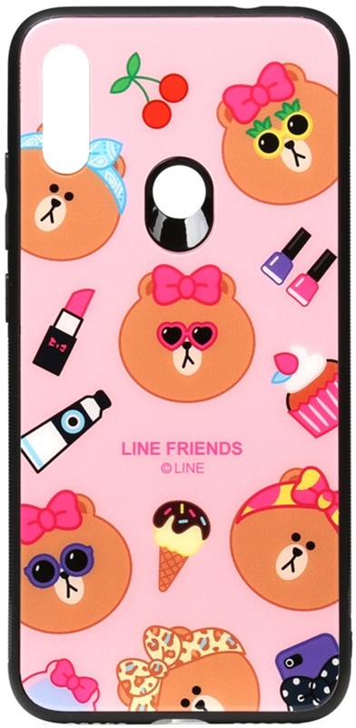 

Панель TOTO Cartoon Print Glass Case для Xiaomi Redmi 7 Line friends Linc