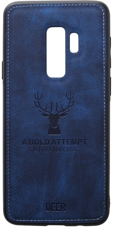 

Панель TOTO Deer Shell With Leather Effect Case для Samsung Galaxy S9+ Dark Blue