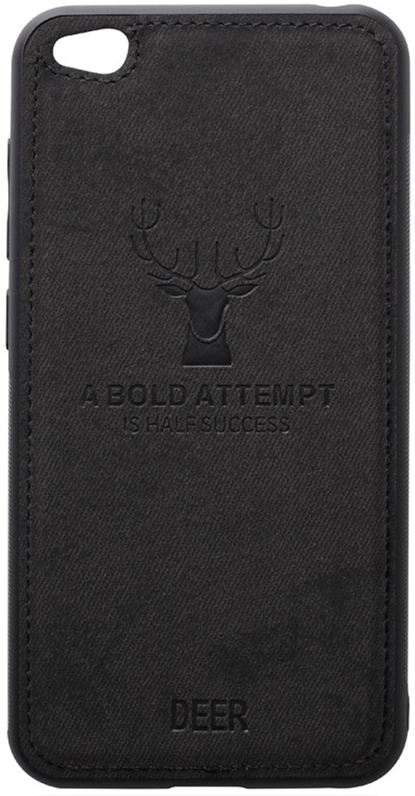 

Панель TOTO Deer Shell With Leather Effect Case для Xiaomi Redmi Go Black