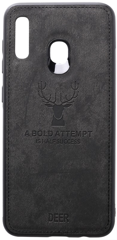 

Панель TOTO Deer Shell With Leather Effect Case для Samsung Galaxy A20/A30 Black