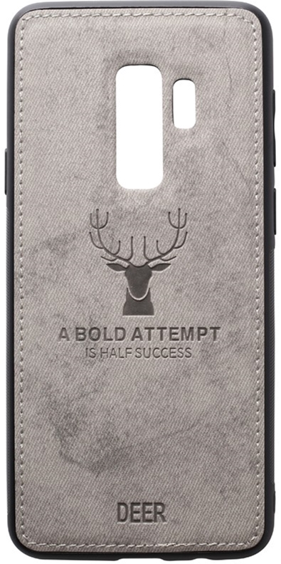 

Панель TOTO Deer Shell With Leather Effect Case для Samsung Galaxy S9+ Grey