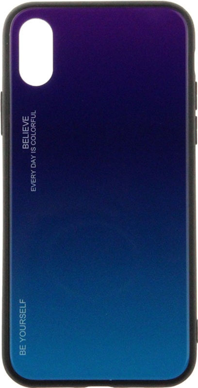 

Панель TOTO Gradient Glass Case для Apple iPhone X/Xs Purple