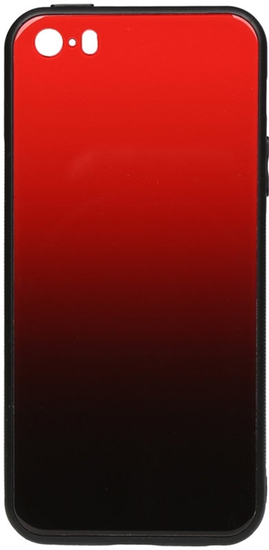 

Панель TOTO Gradient Glass Case для Apple iPhone 5/5s/SE Red