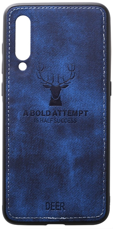 

Панель TOTO Deer Shell With Leather Effect Case для Xiaomi Mi 9 Dark Blue