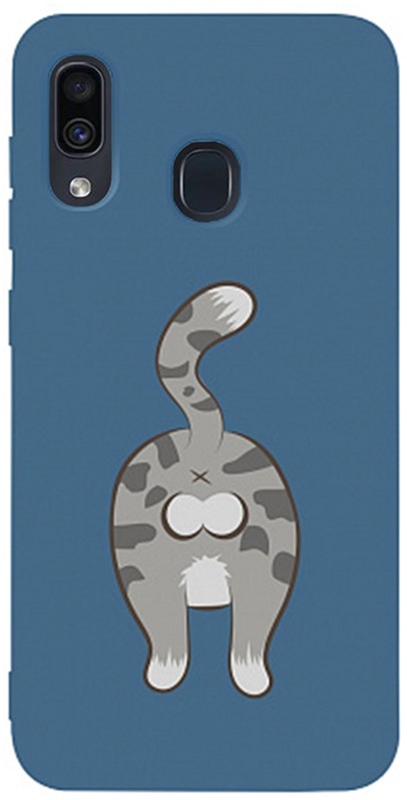 

Панель TOTO Matt TPU 2mm Print Case для Samsung Galaxy A20/A30 Catzad Navy Blue
