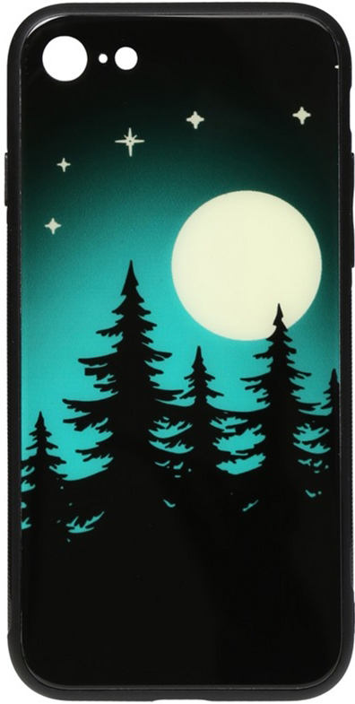 

Панель TOTO Night Light Print Glass Case для Apple iPhone 7/8 Full Moon