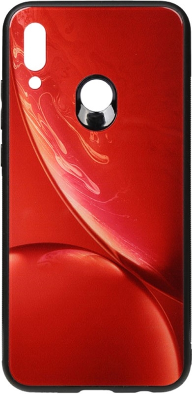 

Панель TOTO Print Glass Space Case для Huawei P Smart 2019 Red