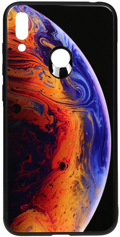 

Панель TOTO Print Glass Space Case для Huawei Y7 2019 Violet