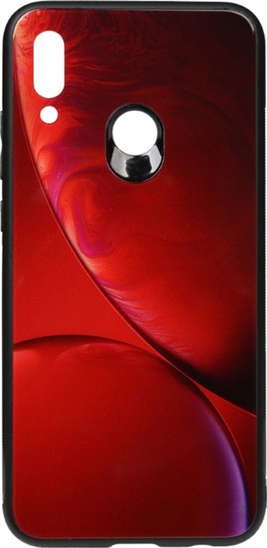

Панель TOTO Print Glass Space Case для Huawei P Smart 2019 Rubin Red
