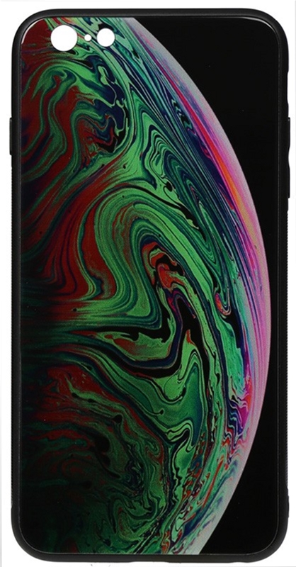 

Панель TOTO Print Glass Space Case для Apple iPhone 6 Plus/6s Plus Green