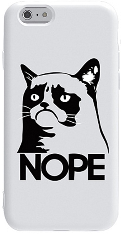 

Панель TOTO Pure TPU 2mm Print Case для Apple iPhone 6/6s Cat Nope White