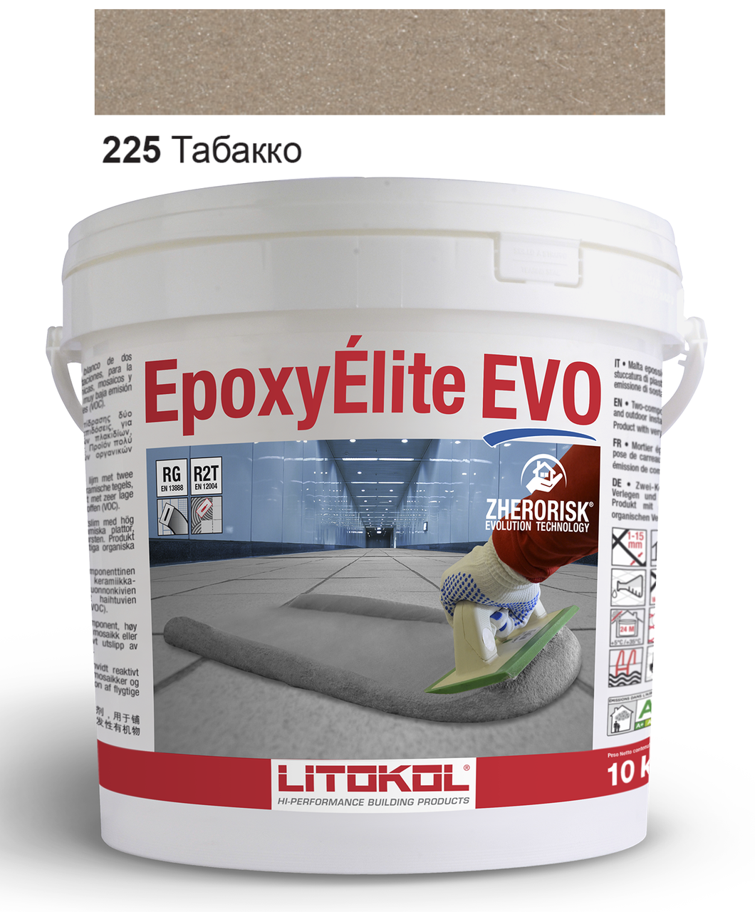 

Эпоксидная затирка Litokol Epoxyelite EVO c.225 Табакко (светло-коричневая) 10кг