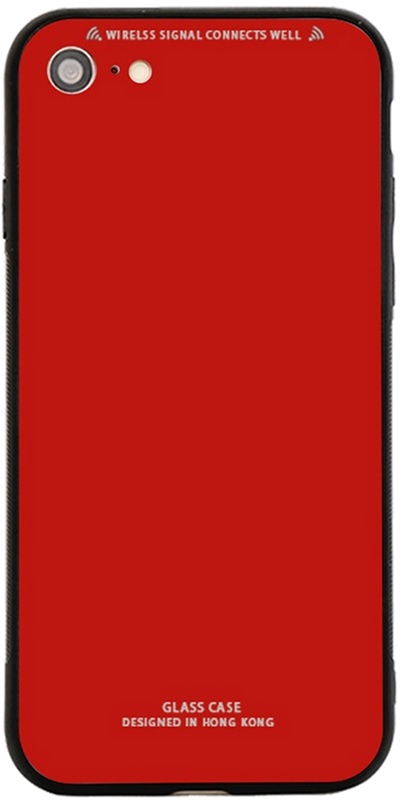 

Панель TOTO Pure Glass Case для Apple iPhone 7/8 Red