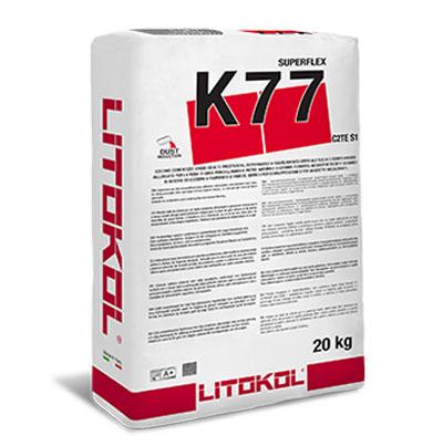 

Клей на цементной основе Litokol SUPERFLEX K77 20кг (K77G0020) Серый