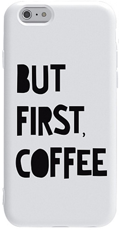 

Панель TOTO Pure TPU 2mm Print Case для Apple iPhone 6/6s First Coffee White