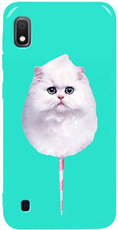 

Панель TOTO Pure TPU 2mm Print Case для Samsung Galaxy A10 Cat Candy Mint