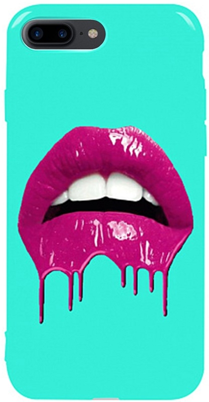 

Панель TOTO Pure TPU 2mm Print Case для Apple iPhone 7 Plus/8 Plus Lips Mint