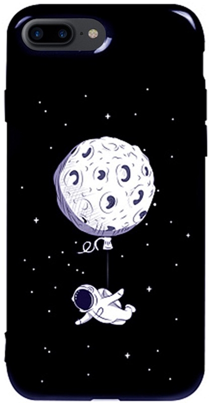 

Панель TOTO Pure TPU 2mm Print Case для Apple iPhone 7 Plus/8 Plus Space Moon Black