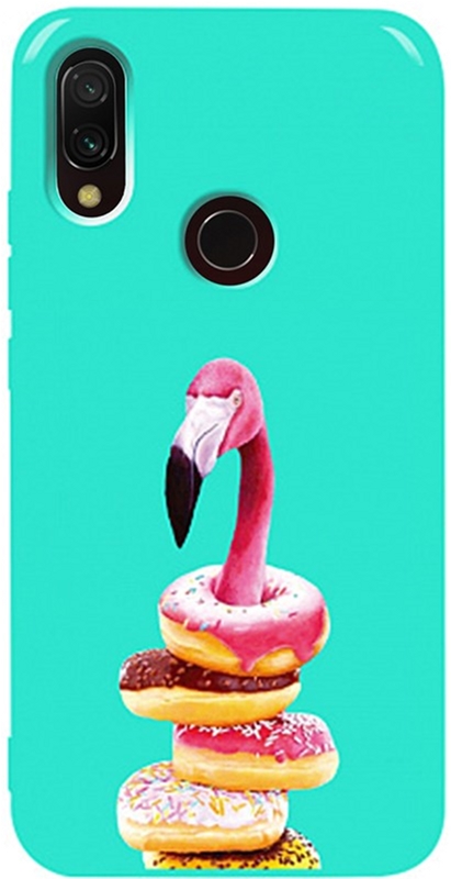 

Панель TOTO Pure TPU 2mm Print Case для Xiaomi Redmi 7 Flamingo Donats Mint