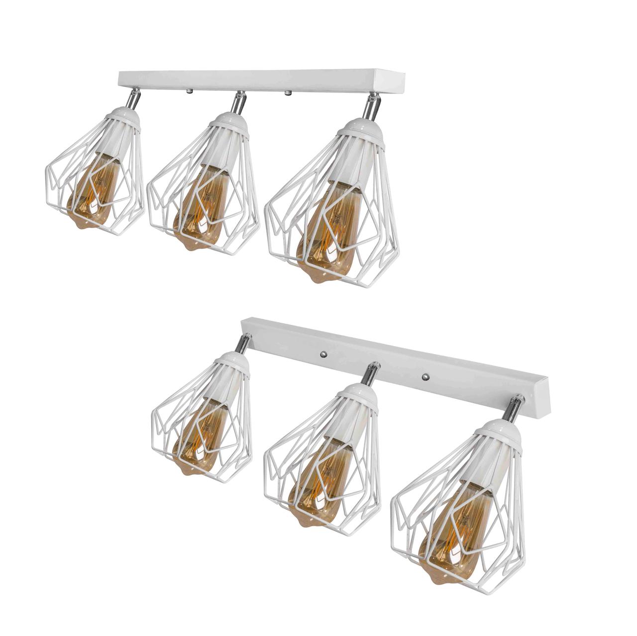 

Светильник в стиле лофт с поворотным механизмом NL 5381-3 W MSK Electric